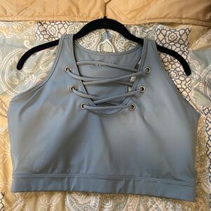 SportsBar Wavvy Blue Crop